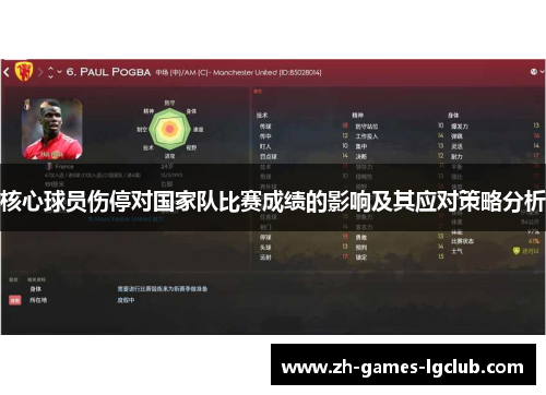 核心球员伤停对国家队比赛成绩的影响及其应对策略分析